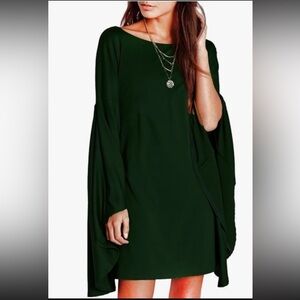 Forever 21 long bat sleeves mini dress